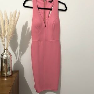Mini pink dress